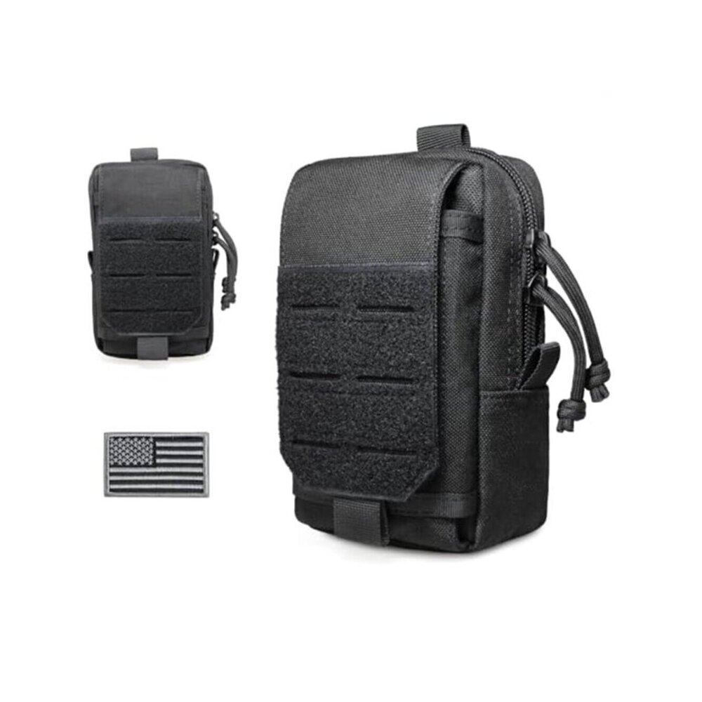 Tactical EDC Pouch,Molle Utility Pouches Gadget Organizer PhoneHolder Waist Pack